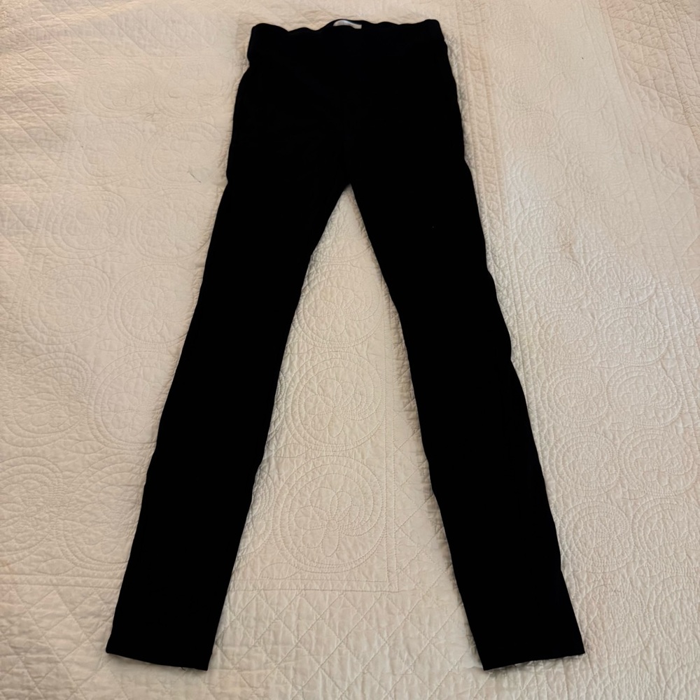 LC Lauren Conrad Skinny Cropped Black Leggings